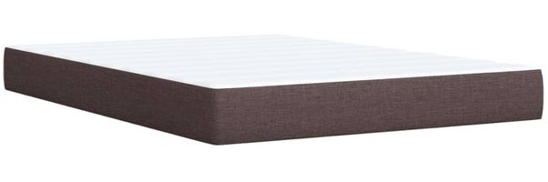 vidaXL Boxspringbett mit Matratze Dunkelbraun 160x200 cm Stoff 3290549 Bild 6