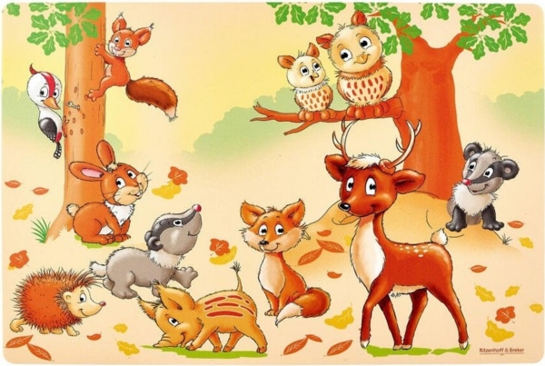 Ritzenhoff & Breker WALDTIERE Platzset 30 x 45 cm