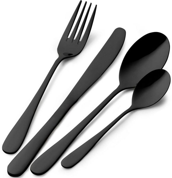 PINTINOX Besteck-Set Princess (24-tlg), 6 Personen, Edelstahl 18/10, PVD Beschichtung, spülmaschinengeeignet