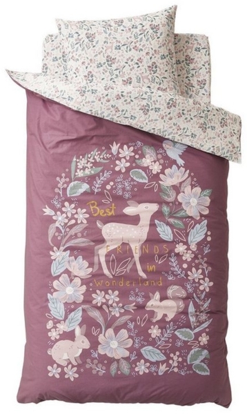 vertbaudet Bettbezug Kinder Bettwäsche-Set WUNDERLAND