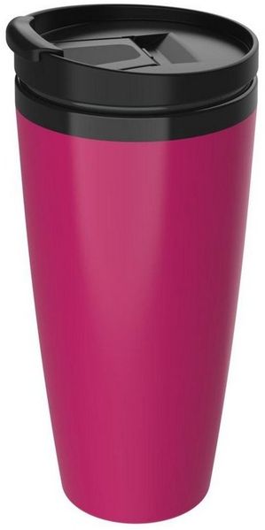 elasto Thermobecher 350ml doppelt isolierter Kaffeebecher To Go inklusive Deckel, Made in Germany, BPA-frei, 100% recyclebar, Heißgetränke, Teebecher