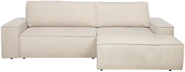 Vente-unique - AMELIA Sofa Stoff Beige - B 167 cm x H 85 cm x L 267 cm Bild 3