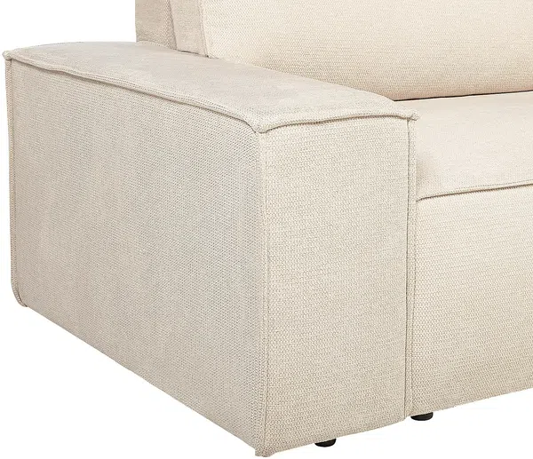 Vente-unique - AMELIA Sofa Stoff Beige - B 167 cm x H 85 cm x L 267 cm Bild 7