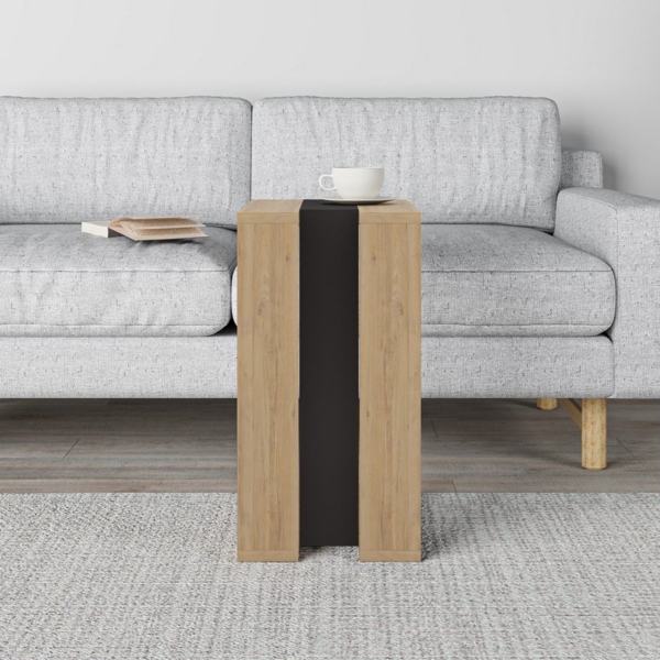 Decortie Beistelltisch Muju, Modern C Form Beistelltisch, 30 x 40 x 57 cm