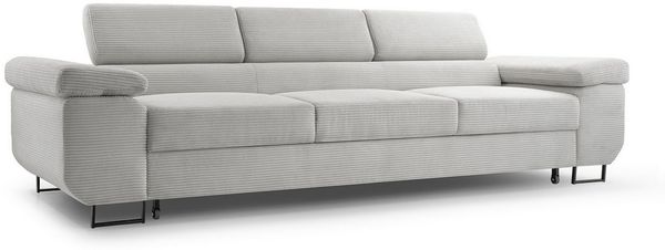 Beautysofa Schlafsofa NAVIO, mit Verstellbare Kopfstützen
