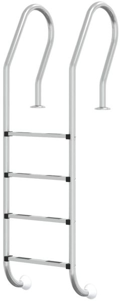 vidaXL Pool-Leiter 54x38x184,5 cm Edelstahl 304 93462 Bild 2
