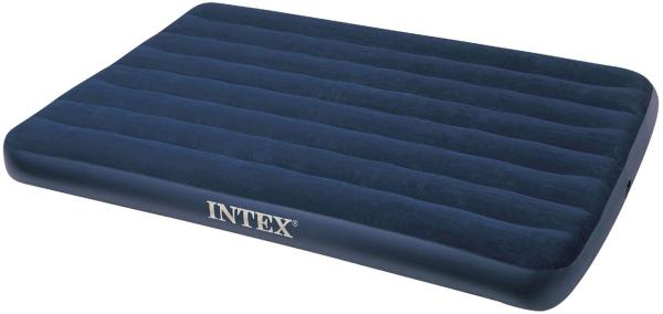 Intex Luftbett 2-in-1-Ventil, Vinyl blau, 191 x 99 x 25 cm