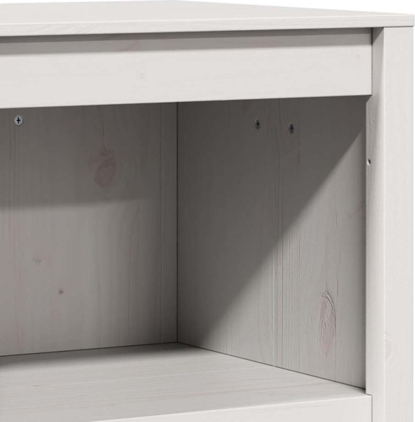 vidaXL Küchenschrank mit Regal Weiß 55 x 55 x 92 cm Massivholz Kiefer 868166 Bild 7