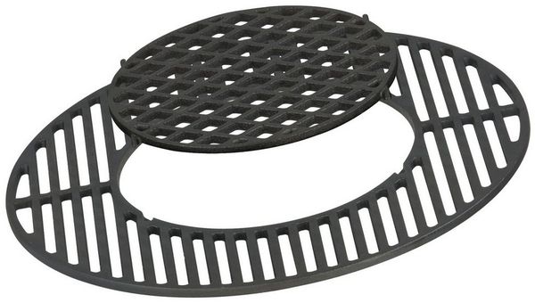 BBQ-Toro Grillrost Gusseisen Grillrost System Ø 54,5 cm, preseasoned, Sear Grate, Kann direkt genutzt werden