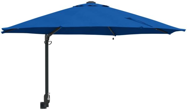 vidaXL Garten-Sonnenschirm Azurblau 248 x 248 x 148 cm 42003250
