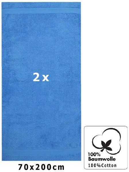 Betz Saunatuch 2 er Saunahandtuch-Set PREMIUM 70 x 200cm, 100% Baumwolle (Set, 2-St), Saunatücher