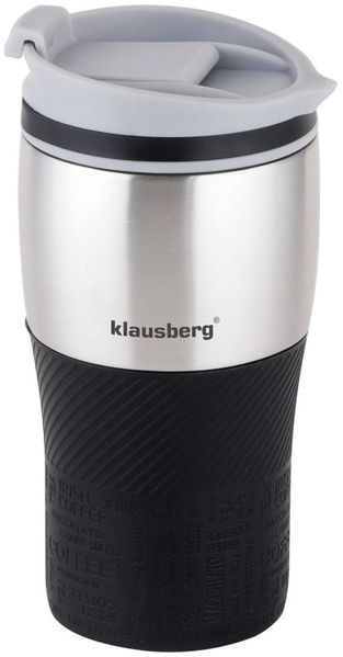 Klausberg Klausberg Thermobecher 320ml schwarz KB7625