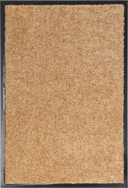 vidaXL Fußmatte Waschbar Creme 40x60 cm 323463