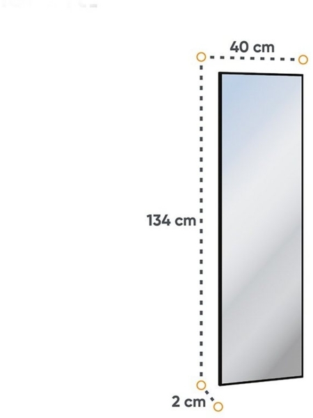 Compleo Garderoben-Set LIMA (Schrank, Schuhschrank, Spiegel, Kleiderbügel) Loft Flur Bild 3