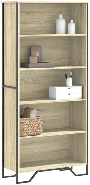 vidaXL Bücherregal Sonoma-Eiche 80x31x169 cm Holzwerkstoff 3295313