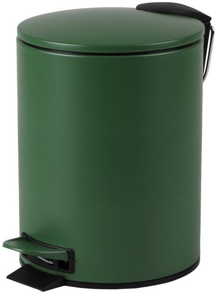 Urban Living Kosmetikeimer 3 Liter Tretmülleimer Abfalleimer Mülleimer Tretpedal Absenkautomatik, Hygienische Pedalbedienung, herausnehmbarer Eimer mit Henkel