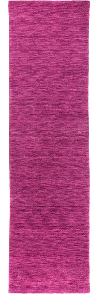 Gabbeh Teppich - Softy - Uni 300 x 80 cm - lila - läufer