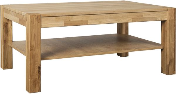 VOGL Möbelfabrik Couchtisch Toronto, in 2 Größen, mit Ablageboden, teilmassiv, Höhe 46 cm, Made in Germany