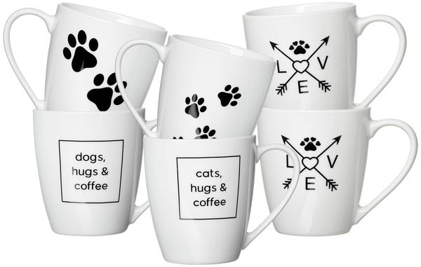 Ritzenhoff & Breker Mika Mix Kaffeebecher 360 ml 6er Set