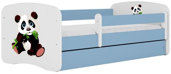 Raumhirsch Furniture Kinderbett 70x140, 80x160, 80x180 cm - Komplettset mit Matratze & Schublade (Bett für Mädchen, Einzelbett für Kinder von 2-12 Jahren, Rausfallschutz und Lattenrost), verschiedene Farben & Designs