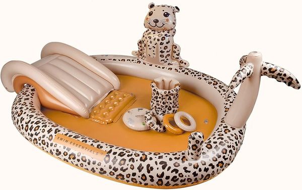 Kinderpool Leopard Beige mit Zubehör