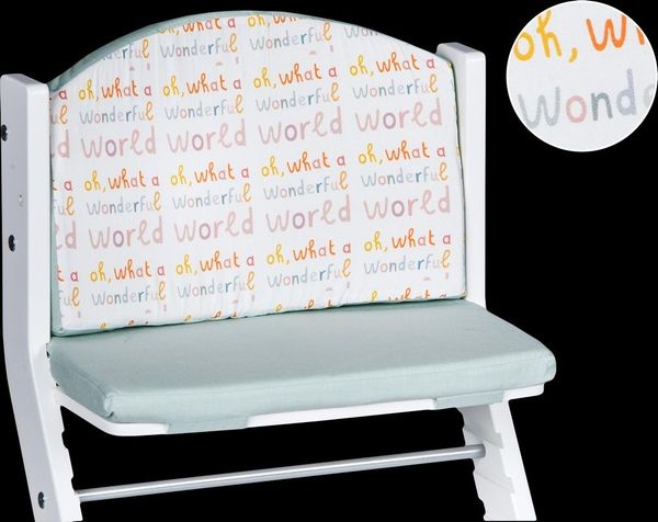 tiSsi® Sitzpolster / Sitzverkleinerer Hochstuhl mint wonderful world