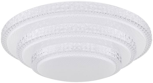 Smart LED Deckenleuchte, Fernbedienung, dimmbar, D 49,5cm