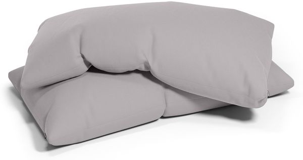 Soft Wonder-Edition Kopfkissenbezüge 2er Set 40x80 cm Mikrofaser Taupe