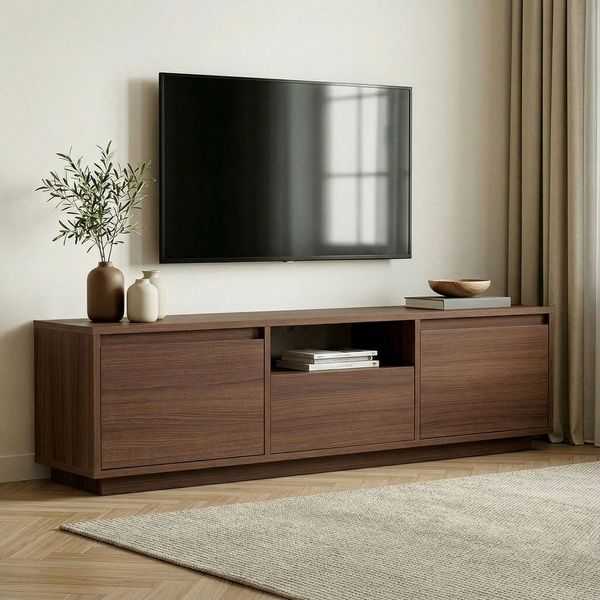 Skye Decor Sideboard Nordure Sentinel (Packung, 1 St, 1 TV Board), Breite 160 cm, griffloses Design mit Stauraum