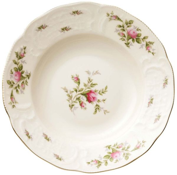 Suppenteller 23 cm Sanssouci Elfenbein Ramona Rosenthal Suppenteller, Spülmaschinengeeignet