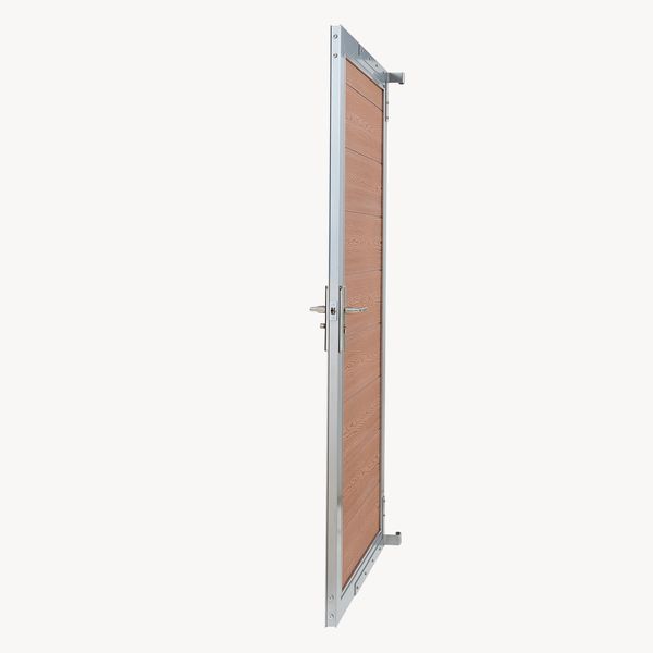 neu. holz 'Segovia' Gartentor, WPC Holzoptik Braun, 180x90 cm Bild 6
