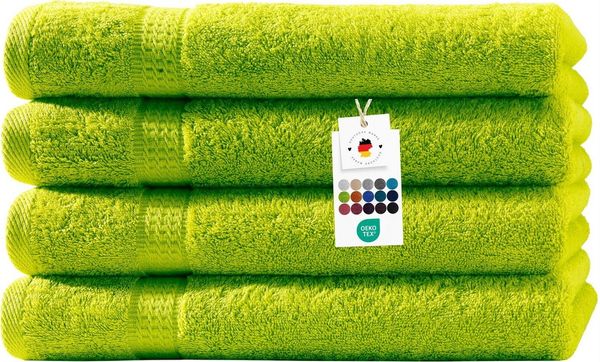 Carpe Sonno Duschtücher 70x140 cm 100% Baumwolle Handtücher 500 g/m2 Frottier Duschtuch Set, Frottier (Spar-Set, 4-St), Extra Soft & Weich, Saugfähig, Schwer, Atmungsaktiv, schnell trocknend