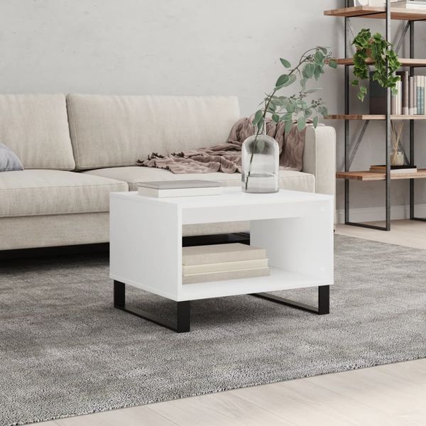 vidaXL Couchtisch Weiß 60x50x40 cm Holzwerkstoff 829260