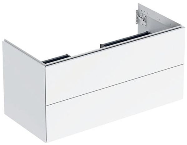 Unterschrank ONE 2 Schubladen 103 6x50 4x47 weiß