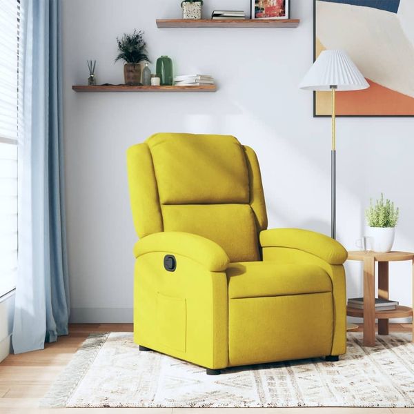 vidaXL Relaxsessel Gelb Samt 371804