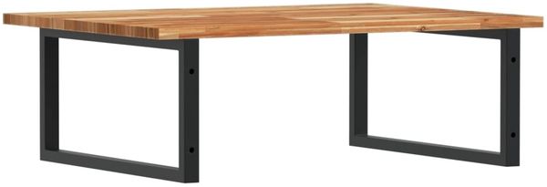vidaXL Waschbeckenregal Wandmontage Stahl und Akazienholz 3302921 Bild 6