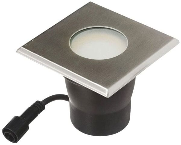 Easy Connect LED Bodeneinbauleuchte GU10 4W IP67 320Lumen Edelstahl Warmweiß