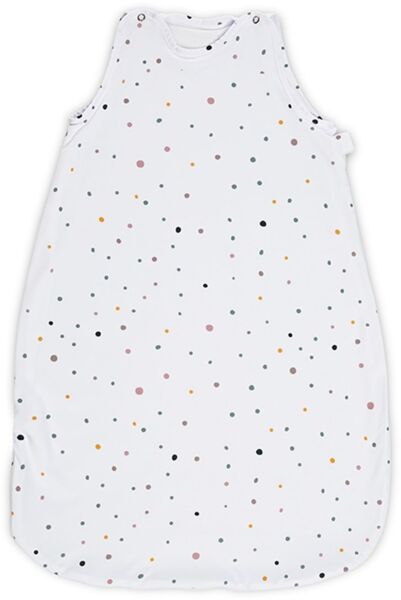 Lorelli Baby Winterschlafsack 85 cm 100% Baumwolle, 2,5 TOG, Maße 80 x 45 x 3 cm weiß Punkte