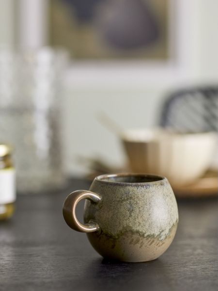 BLOOMINGVILLE Paula Tasse Braun Steingut
