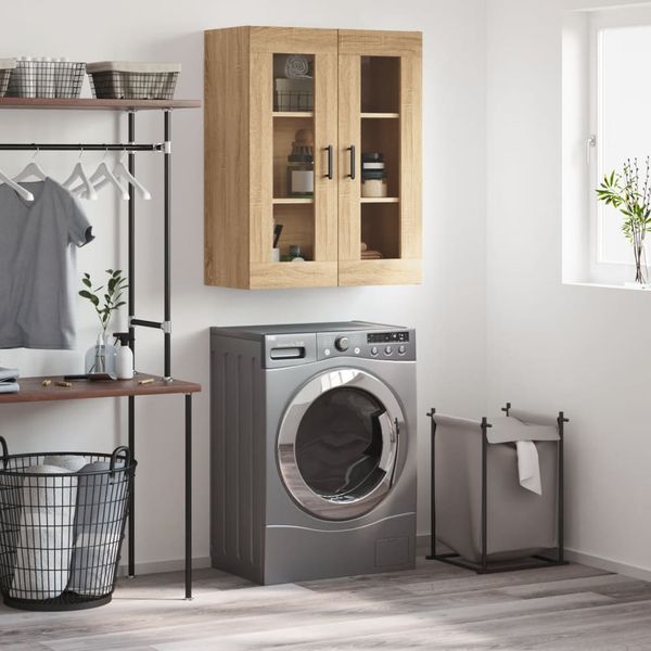 vidaXL Wandschrank Sonoma-Eiche 69,5x34x90 cm 828487