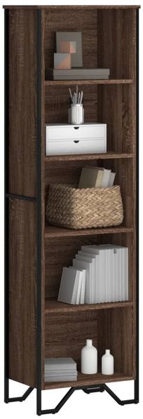 vidaXL Bücherregal Braun Eichen-Optik 50x31x169 cm Holzwerkstoff 848618