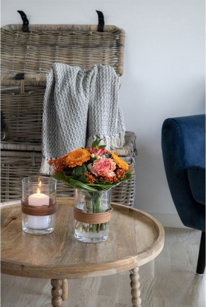 Couchtisch, mango natur, ø60x35 cm Bild 5