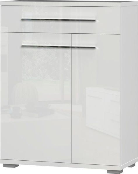 OTTO home Schuhschrank Piano (H/B/T): 101/76/35cm) UV lackiert, hochglänzend, Soft-Close Funktion