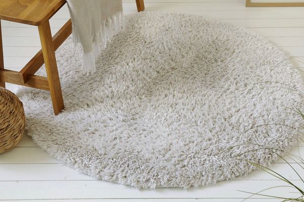 OTTO home Hochflor-Teppich Josetta, auch als Läufer erhältlich, rund, Höhe: 50 mm, Langflor, Shaggy, dichter weicher Hochflor, uni farben, Wohnzimmer