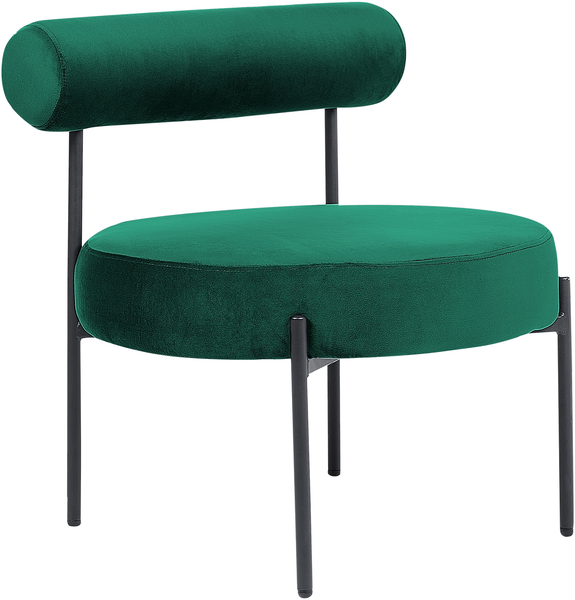 Sessel ALPHA Samtstoff Smaragdgrün