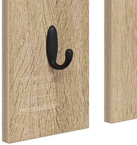 vidaXL Wandmontierter Kleiderständer Sonoma-Eiche 84 x 10 x 80 cm 874493 Bild 8