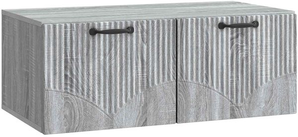 vidaXL Wandmontierter TV-Schrank Graues Sonoma 78,5 x 41 x 30 cm 899031