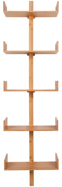 House Nordic Wandregal, Bambus, natur, 50x180 cm