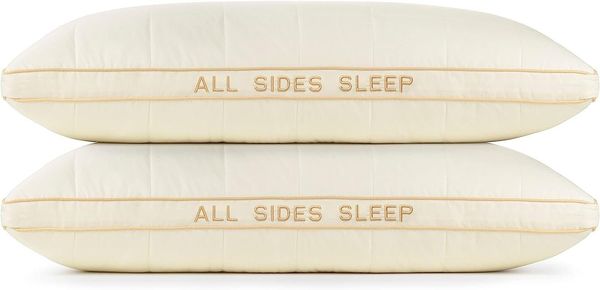 Vitapur KOPFKISSEN ALL SIDES SLEEP Baumwolle/Bambusfasern Natur 40x80 cm (H 40cm x T 80 x B 40 cm)