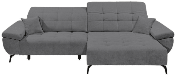 ED Exciting Design Sofa Trogir mit elektrischer Sitztiefe | Mikrofaser Vinci